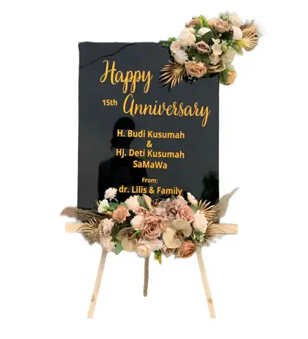 Papan Bunga Akrilik Glingseran